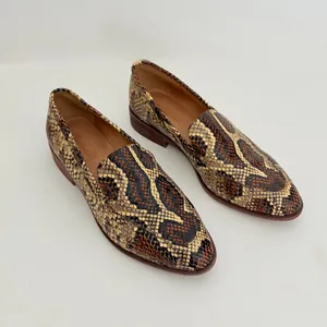 MADEWELL The Frances Loafer Snake Embossed Leather Snakeskin Shoes Size 8.5 thumbnail 5