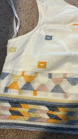 Tribal And Me Shoulder Crop Top thumbnail 5
