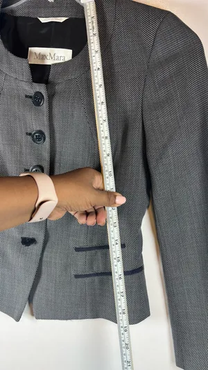 Max Mara 2 Skirt High-Rise Wool Pencil thumbnail 9