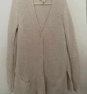 Andrea Jovine Cream Knit Cardigan thumbnail 1