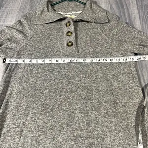 Saturday Sunday By Anthropologie Grey Long Sleeve Sweater; Small Women’s thumbnail 2