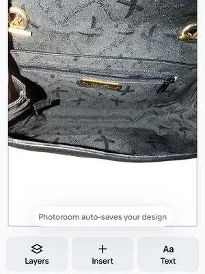 Vintage Paloma Picasso Black Leather Crossbody Bag with Gold Logo X Accent EUC thumbnail 4