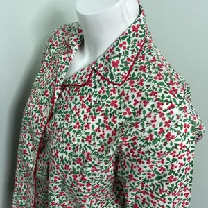 Roller Rabbit Holly Berry Christmas Pajama Top thumbnail 6