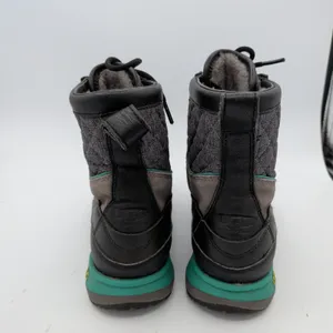 UGG Carora Waterproof Black Teal Leather Winter Boots 1005625 Womens‎ 7.5 thumbnail 5