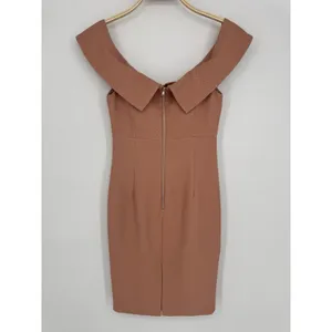 Bardot Eva Dress 6 Pink‎ Off The Shoulder Cocktail Wedding Guest Party Sheath thumbnail 6