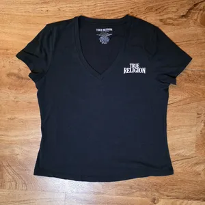 True Religion Embellished Graphic Black T Shirt thumbnail 2