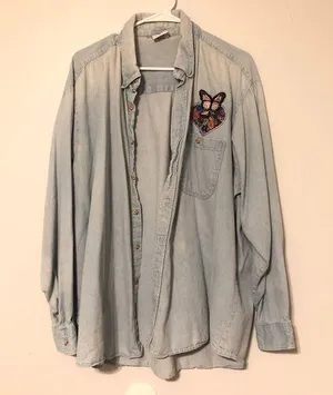 Vintage Denim Button thumbnail 1
