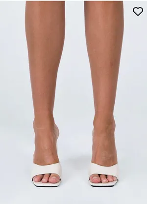 Princess Polly Agent Patent Heels In Beige thumbnail 2