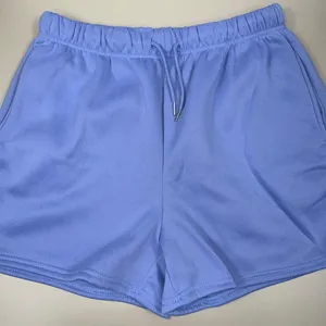 Women’s Lounge Shorts Size Large Periwinkle Blue Drawstring Elastic Waist Pocket thumbnail 1
