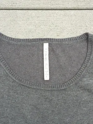 Leo & Nicole Sleeveless Sweater | Gray Sweater Vest | Gray Sweater Tank thumbnail 6