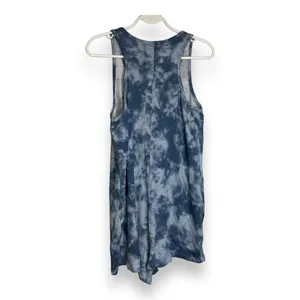 NWOT Polo Ralph Lauren Women's S Blue Tie Dye‎ Sleeveless Lightweight 3" Romper thumbnail 2