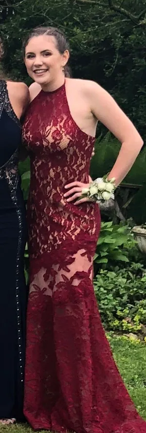 Lace Prom Dress thumbnail 3