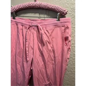 Nu Dimension Stretch Pink Scrub Pants Woman’s Size Large FLAWED-MARKS-STAINS thumbnail 4