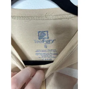 Teefury Sailor Moon Beige Tan S.M. 1989 Polaroid Tee 100% cotton Top S thumbnail 2