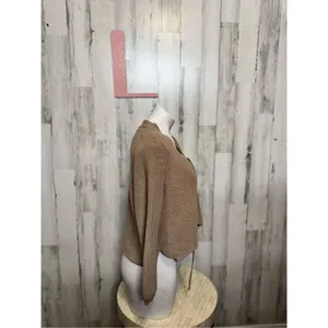 NUDE brown sweater size large Tan thumbnail 7