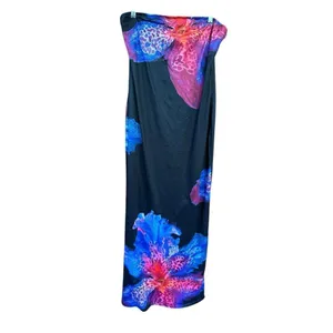 Shein Strapless Maxi Dress Sz XL NWOT thumbnail 2