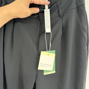 Halara Women Black High Waisted Pleated Tapered Dress Pants Size Medium Tall NWT thumbnail 5