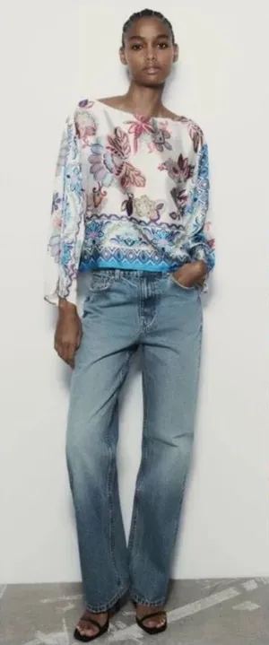 Zara XS top thumbnail 1
