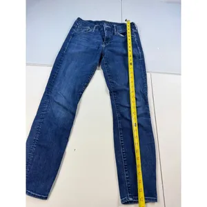 MOTHER The Looker Crop Fitty Skinny Jeans Dark Wash Women's‎ Size 26 thumbnail 3