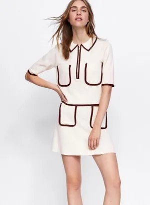 ZARA NWT  Mini Knit Skit thumbnail 1