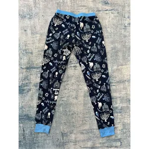 Target New! Blue White Hannukah Print Pajama Pants Women's Small thumbnail 2