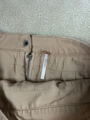 Free people gold velvet skirt thumbnail 3