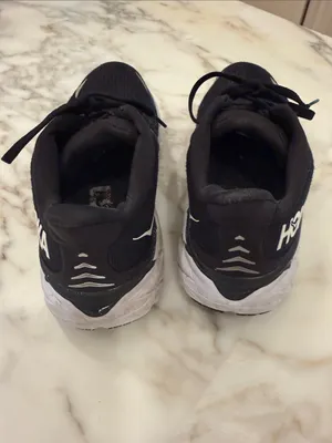 Hoka Black Running Shoes with White Midsole thumbnail 3