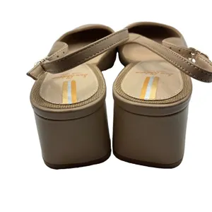 Sam Edelman Women’s Terra Slingback Block Heel Pumps Tan Square Toe 9.5 New thumbnail 5