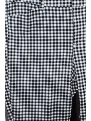 Old Navy Pixie Pants Size 12 Black White Gingham High-Rise Cropped Trousers thumbnail 3