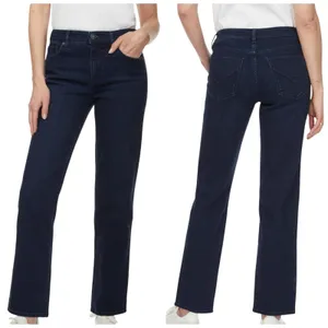 Hudson Straight Leg Jeans Sz 10 Dark Wash Stretch Denim Mid Rise Comfort NEW! thumbnail 2