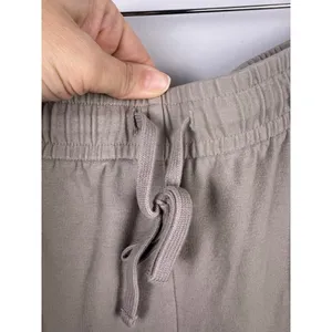 Skims Lounge Pants Womens Large Taupe Soft Wide Leg Drawstring Stretch 30” thumbnail 3