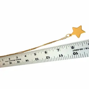 Vintage Weight Watchers WW Gold Tone Star Achievement Charm Necklace thumbnail 5