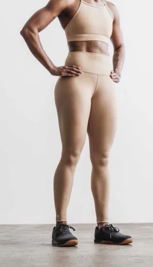 NOBULL Womens High-Rise Tight Workout Leggings Sand Tan Size‎ Small NWT thumbnail 1