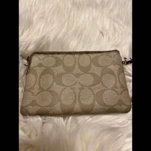 Coach Signature Clutch Wristlet - Elegant Tan thumbnail 3