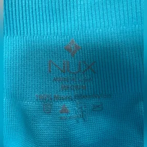 NUX Blue Leggings‎ 7/8 Size Medium NWOT Compression thumbnail 4
