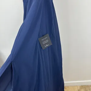 Lulus Confidently Charismatic Navy Blue Backless Halter Maxi Dress Large NWT thumbnail 8