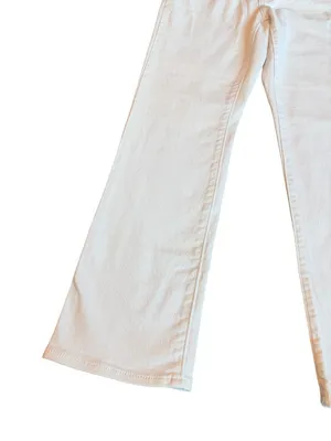 Levi's White Denim Jeans Classic Straight Casual Everyday Pants Size 28 Women's thumbnail 6