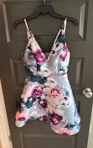 Speechless Floral Homecoming/prom Dress thumbnail 1