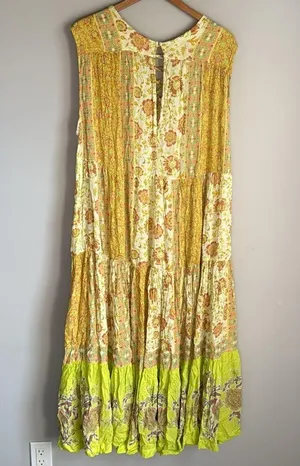 FREE PEOPLE Hanalei Bay Dress in Yellow Combo Small thumbnail 3