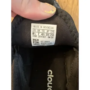 adidas Cloudfoam Pure Women’s Knit Low Top Lace-Up Sneakers Core Black/White thumbnail 8