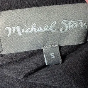 Michael Stars Black Short Sleeve Elastic Waist Tapered Jumpsuit‎ Small thumbnail 4