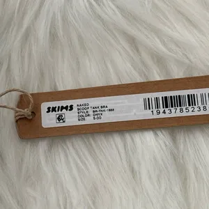 Skims Naked Scoop Tank Bra Onyx Size S-DD thumbnail 7
