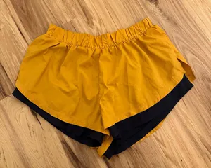 Mustard yellow free people shorts thumbnail 2