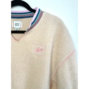 BDG‎ Urban Outfitters Women's M Crop Sherpa Fleece Varsity Streetwear Gorpcore thumbnail 6