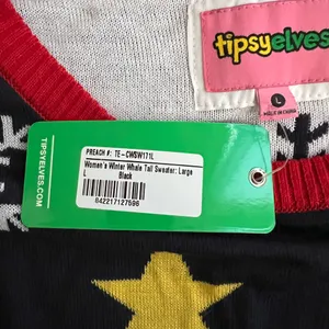 Tipsy Elves Red and White Sweater thumbnail 5