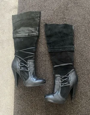 Vintage leather Aldo knee high Boots Size 6 thumbnail 1