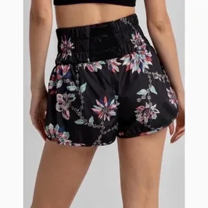 FREE PEOPLE Movement The Way Home‎ Floral Shorts Black Athletic Print X-Small thumbnail 8