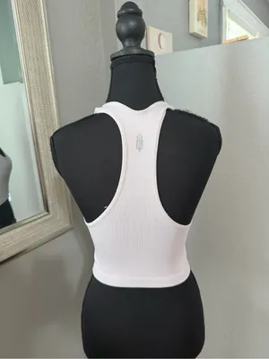 Free People Movement Free Throw Crop Top Lilac Small. thumbnail 4