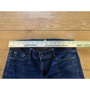 7 For All Mankind‎ Jeans Women’s 29 Blue The Skinny Crop Roll Stretch Preppy thumbnail 11