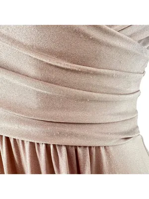 La Femme Blush Pink Strapless High Slit Floor-Length Formal Gown Size 6 thumbnail 9